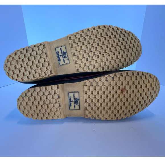 Vintage Bass Calgary Duck Snow Rain Ankle Boots w/Thinsulate, Navy/Pink, size 9 - Picture 15 of 16